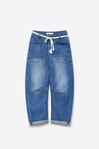 Corde Wide Leg Ankle Jeans