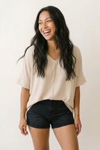 Froissé Dolman Top