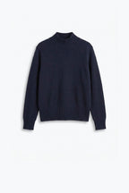 Tourelle High Collar Knit Sweater