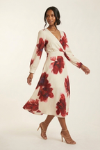 Tropique Wrap Midi Dress