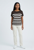 Marinière Stripe Knit Sweater Top