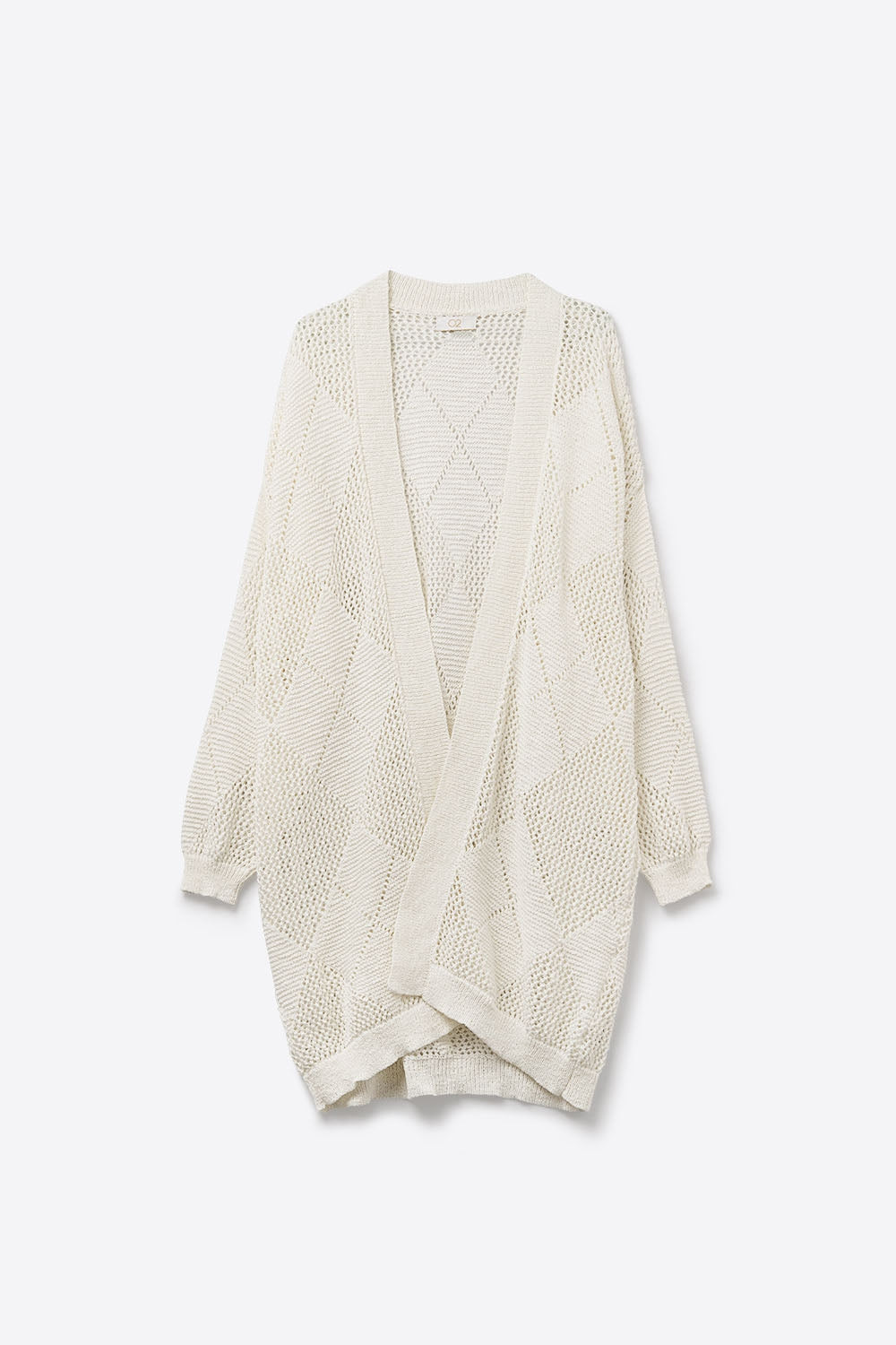 Lianne Crochet Argyle Cardigan
