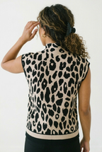Savane Leopard Knit Blouse