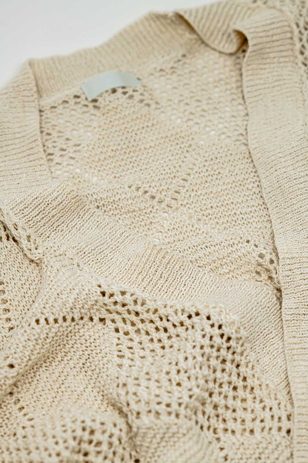 Lianne Crochet Argyle Cardigan