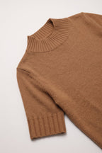 Hausse Chunky Ribbed High Collar Sweater
