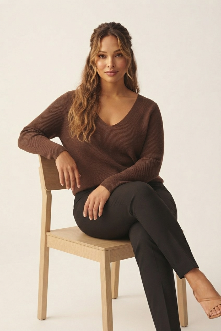 Nervuré Linear Texture Sweater