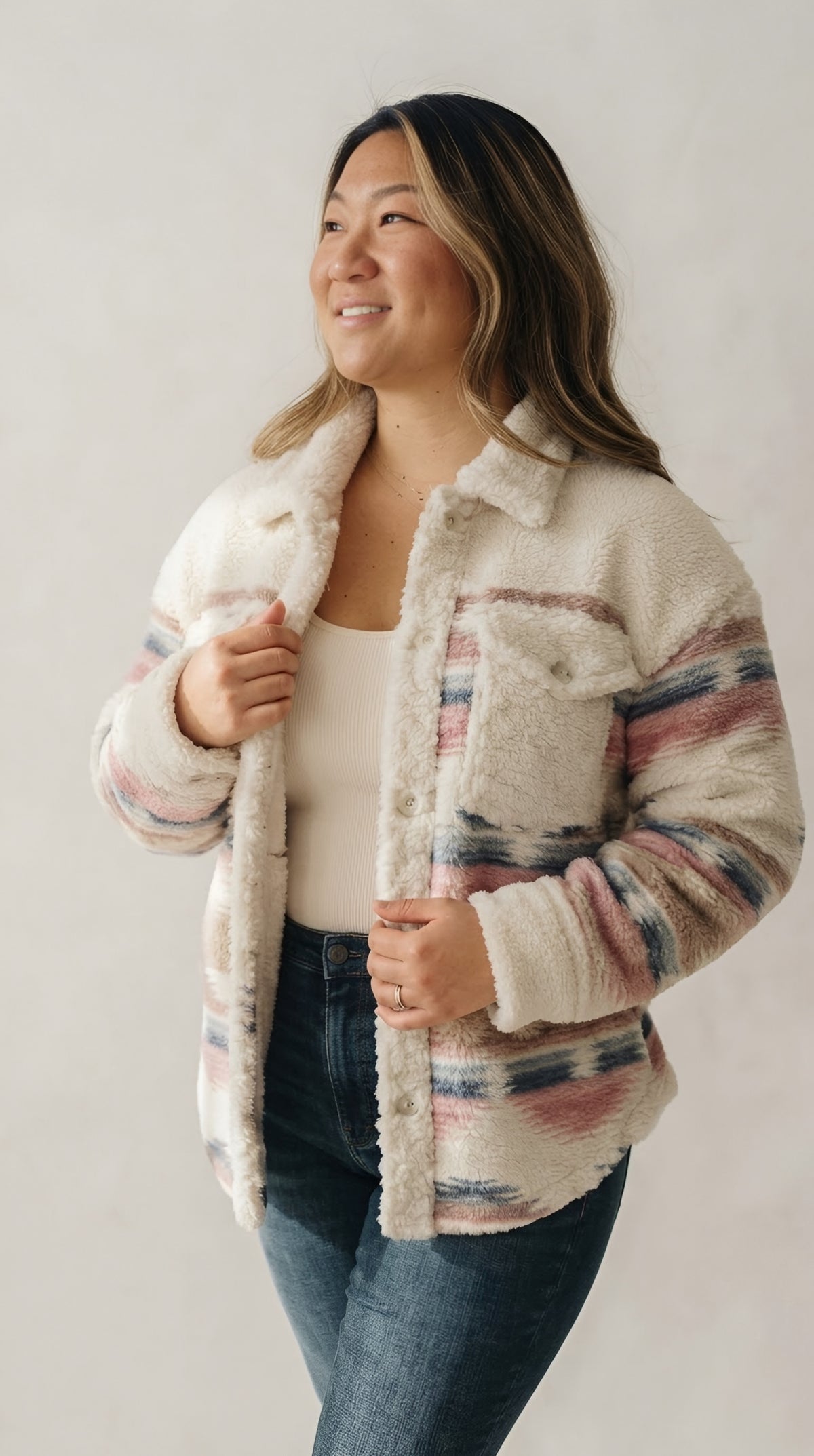 Soleil Aztec Shacket