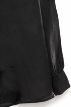 Nacré Satin Button-Down Shirt