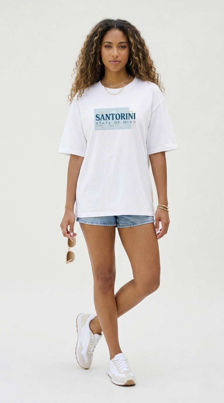 Santorini Graphic Tee