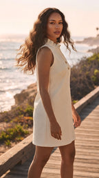 Marée Embossed Knit Dress