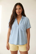 Céleste Tencel Polo Shirt