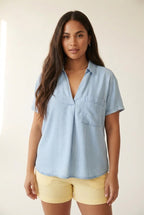 Céleste Tencel Polo Shirt
