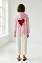 Câlin Bouclé Heart Hoodie