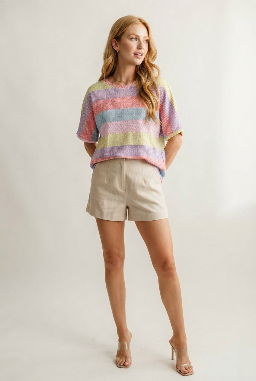 Pastorale Stripe Dolman Top