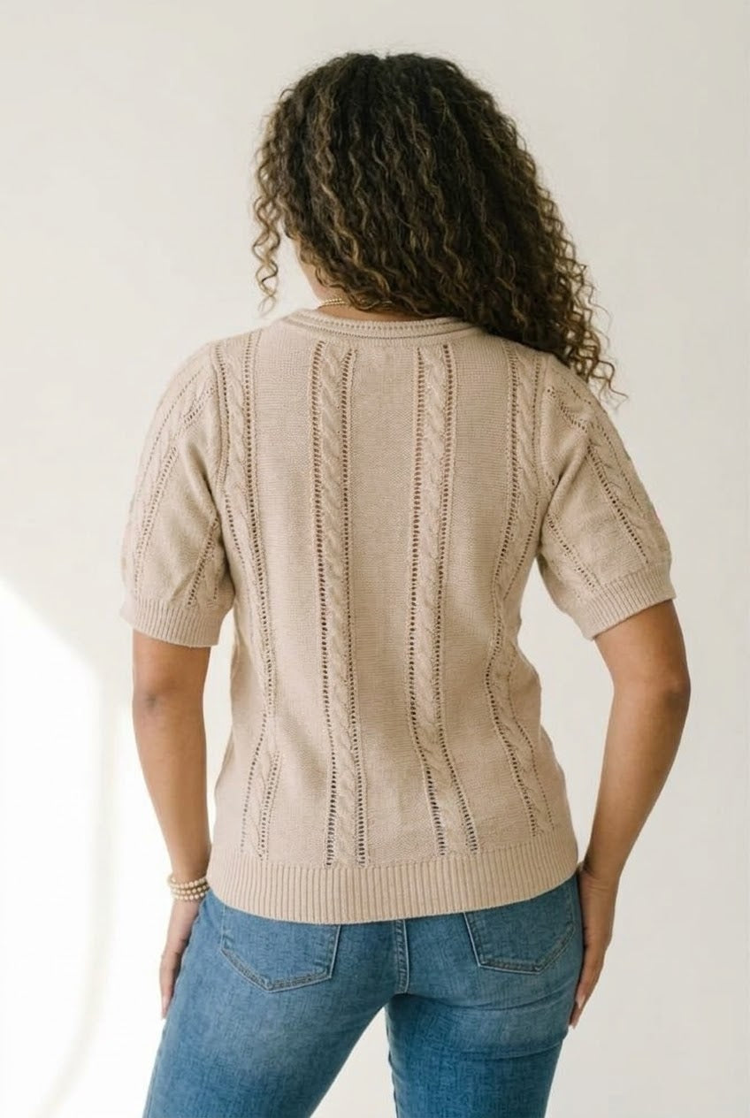 Floraison Embroidered Knit Top