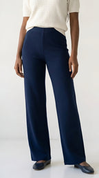 Fluide Stretch Knit Wide Leg Pants