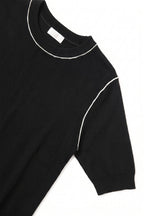 Nervuré Cap Sleeve Knit Sweater