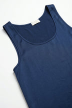 Satiné Scoop Neck Satin Tank