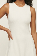 Soleil Ribbed Fit & Flare Dress