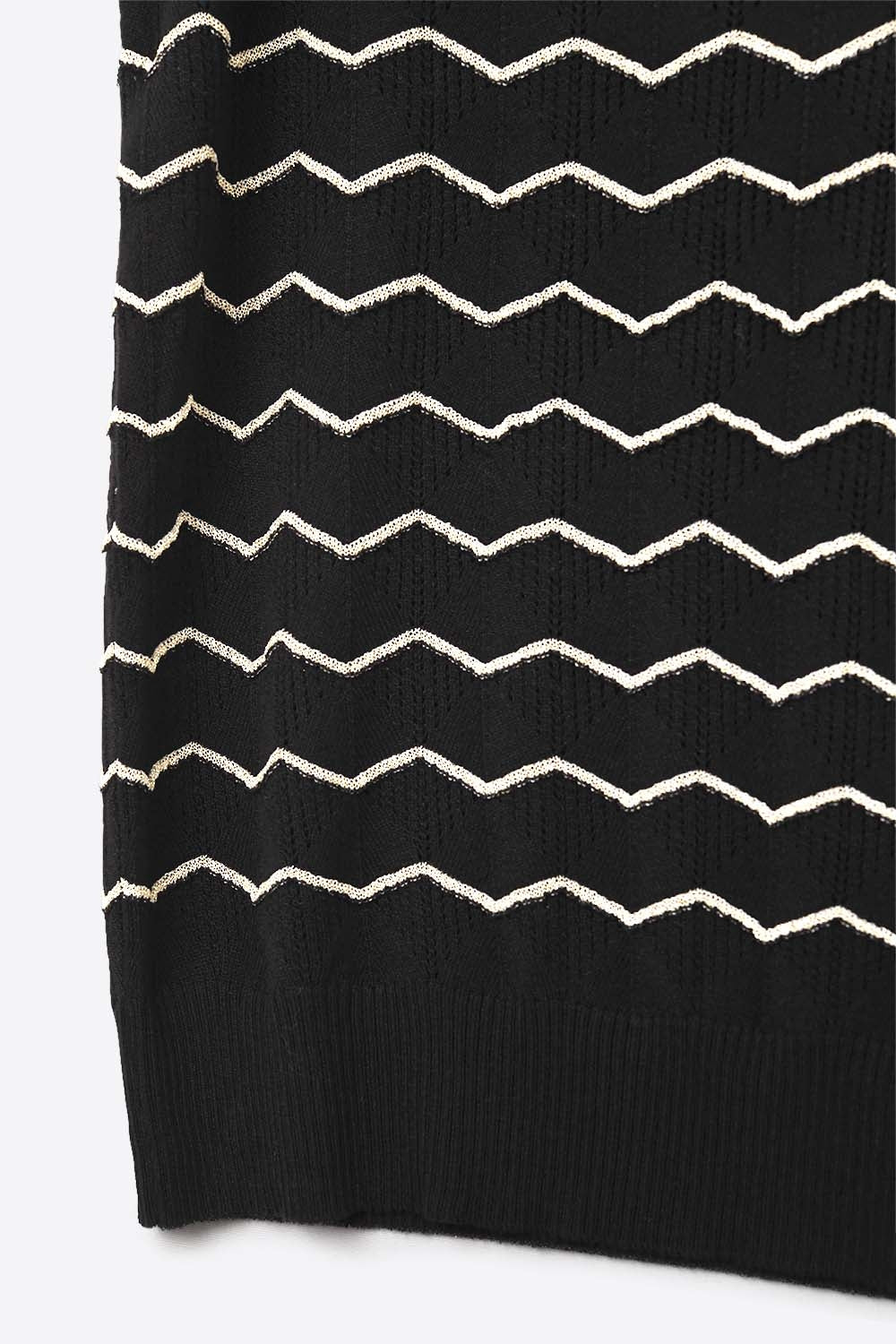 Lucent Metallic Knit Tank