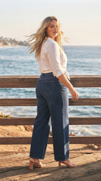 Fléchette Wide Leg Dart Jeans