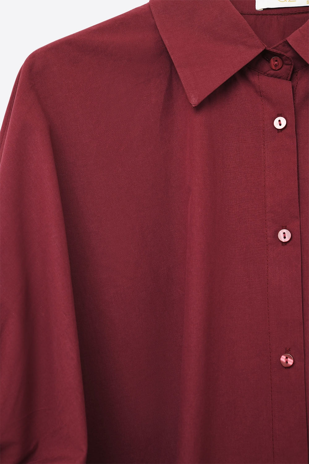 Amplitude Oversized Button Blouse