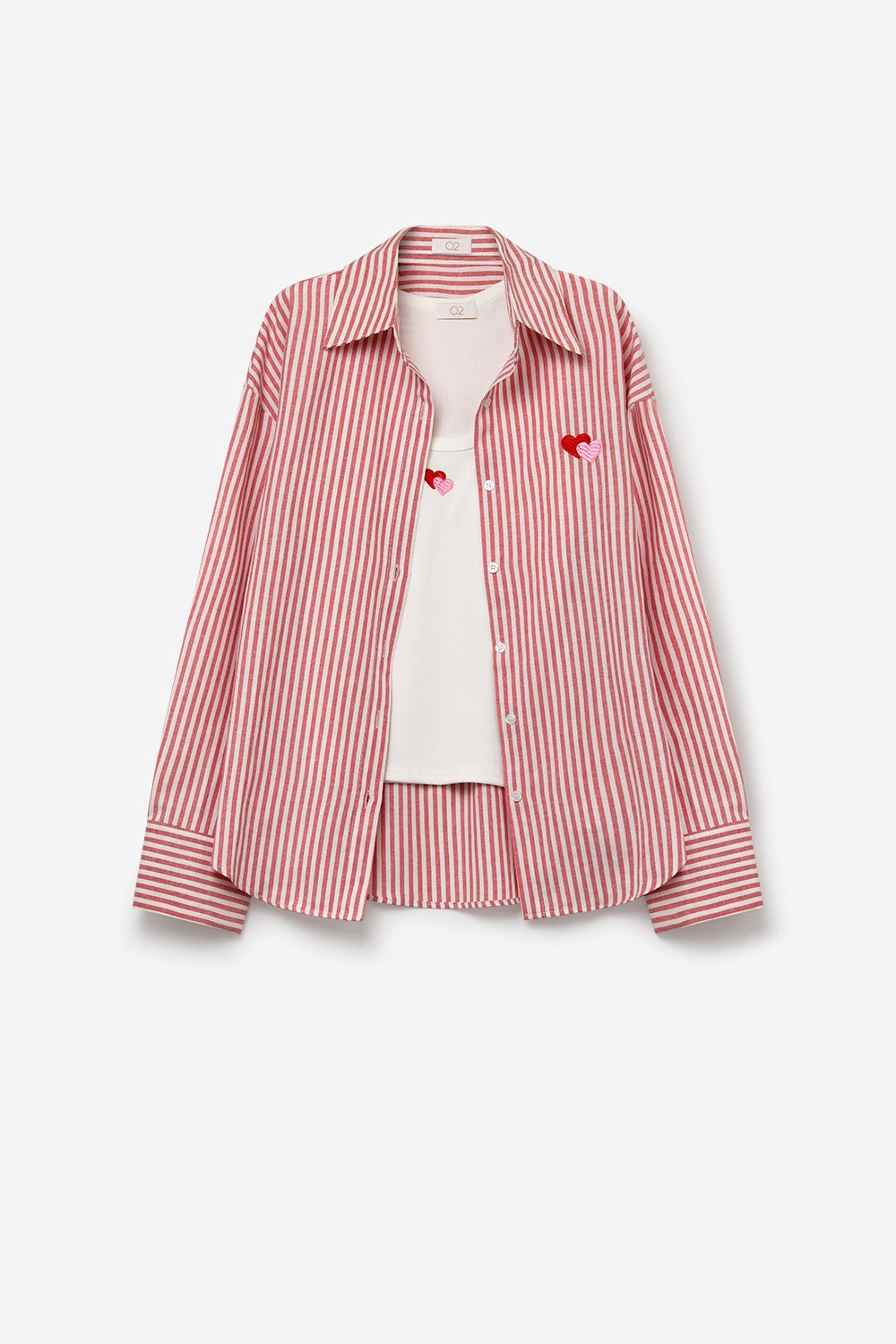 Amour Stripe Shirt & Tank Set