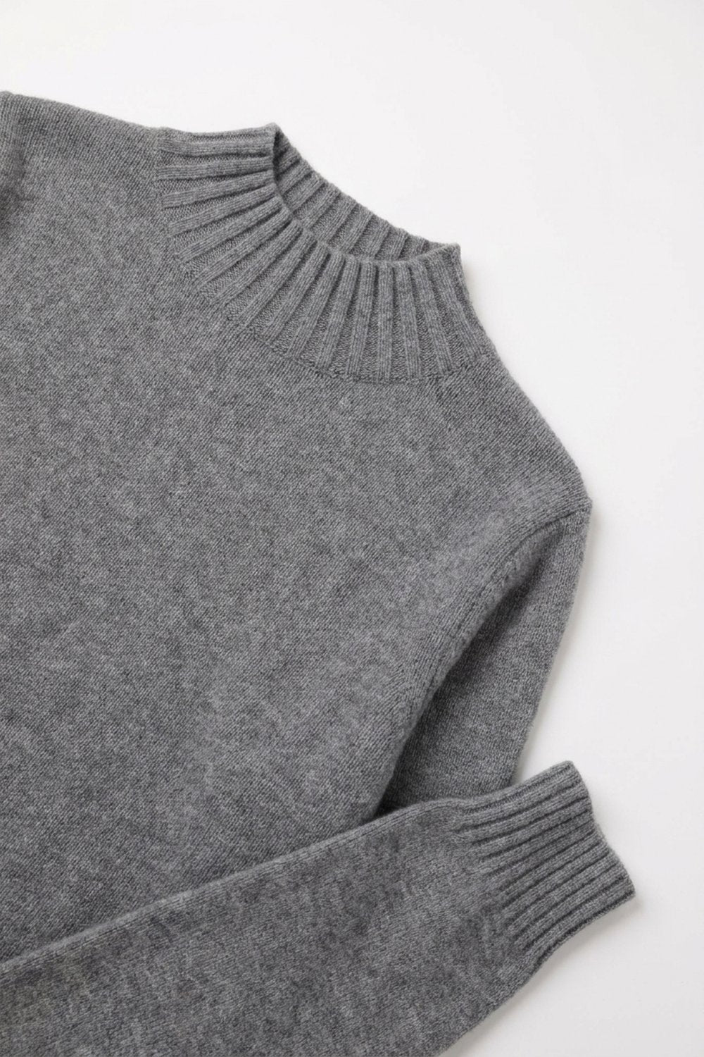 Tourelle High Collar Knit Sweater