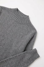 Tourelle High Collar Knit Sweater