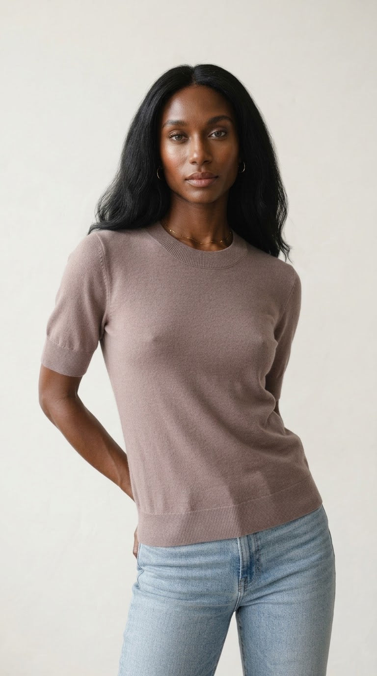 Laine Fine Knit Crew Neck
