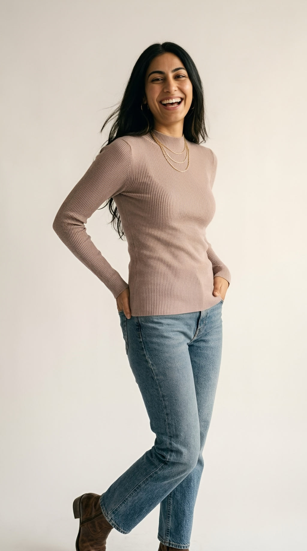 Mérinos Fine Rib Sweater