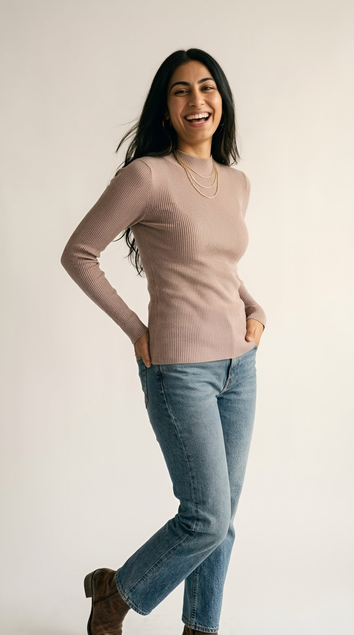 Mérinos Fine Rib Sweater