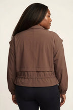 Élan Cropped Athletic Jacket