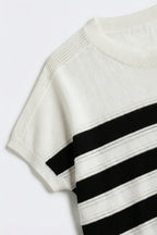 Marinière Stripe Knit Sweater Top