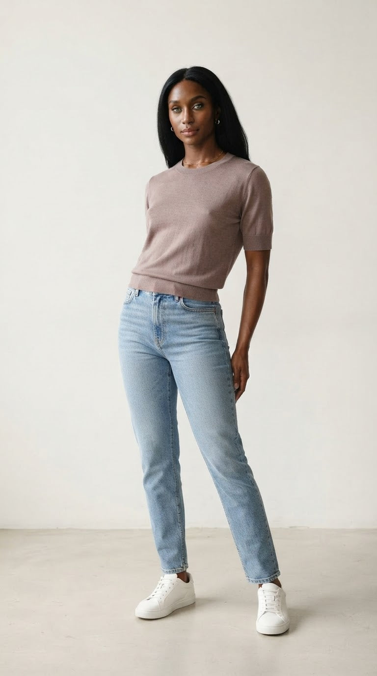 Laine Fine Knit Crew Neck