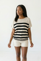 Marinière Stripe Knit Sweater Top