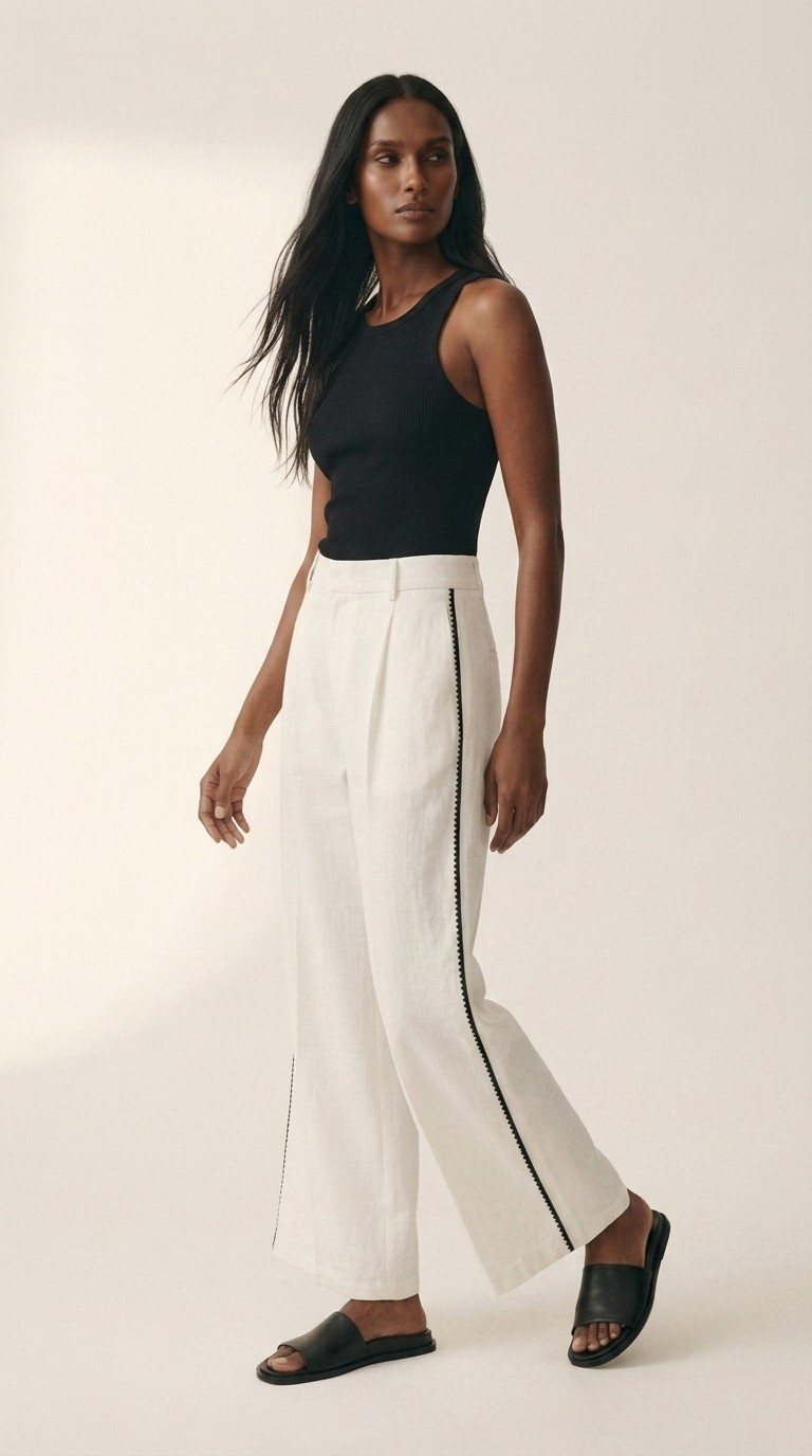 Riviera Wide Leg Trousers