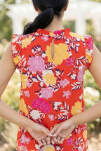 Jardinière Floral Ruffle Top