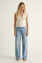 Froncé Ruched Wrap Top