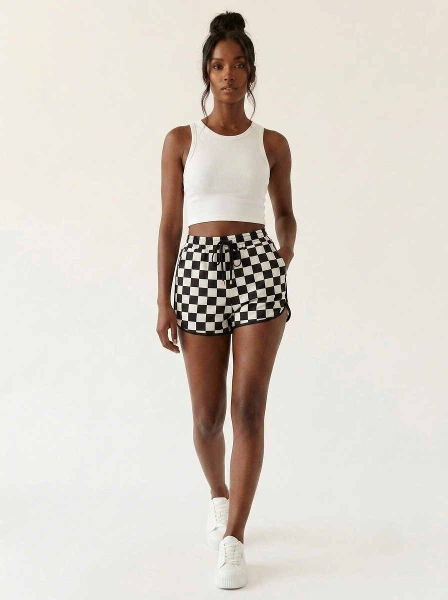 Damier Checkered Shorts