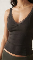 Écume Lace Trim Camisole