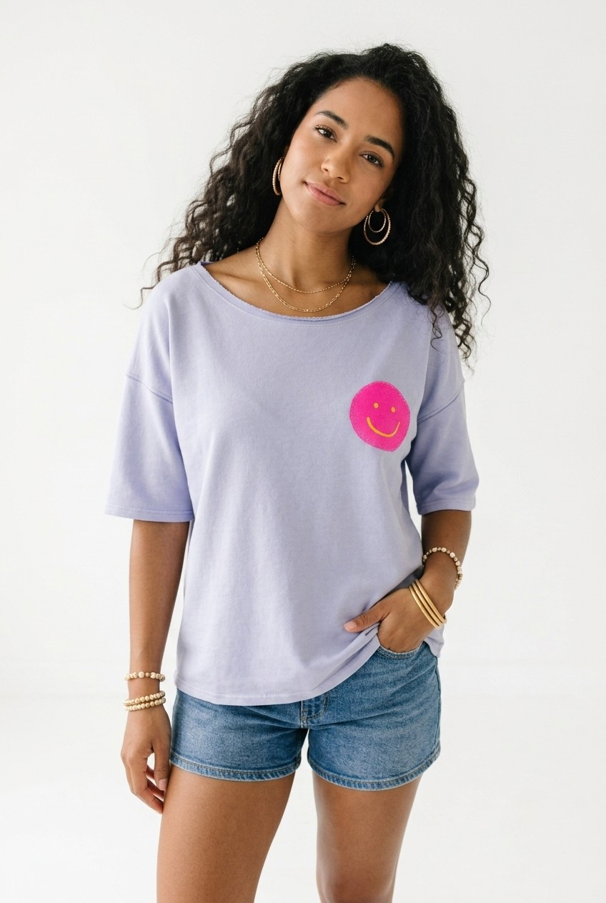 Sourire Smiley Graphic Sweatshirt