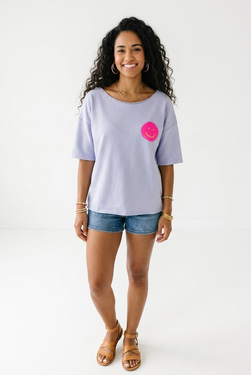 Sourire Smiley Graphic Sweatshirt
