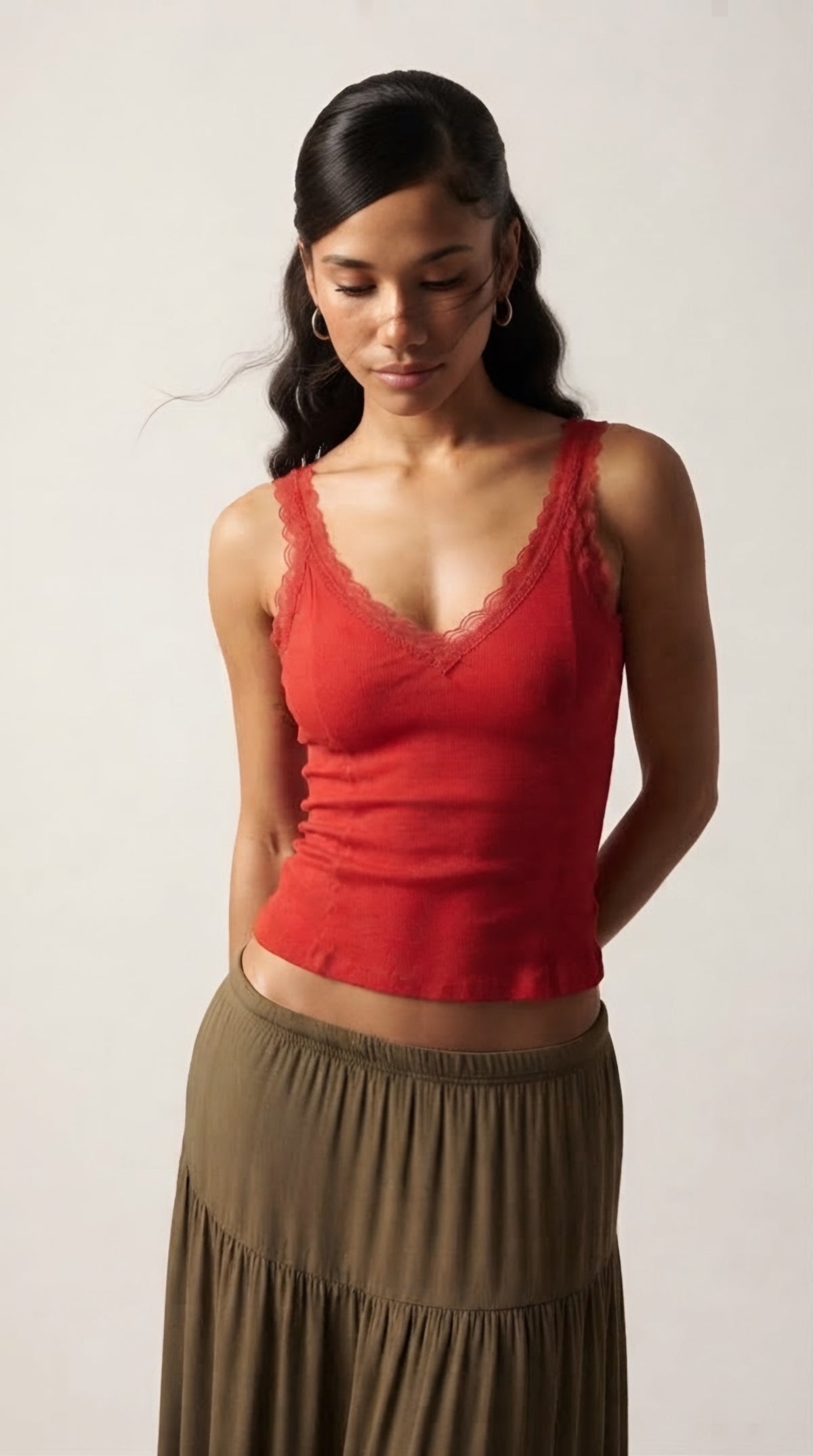 Écume Lace Trim Camisole