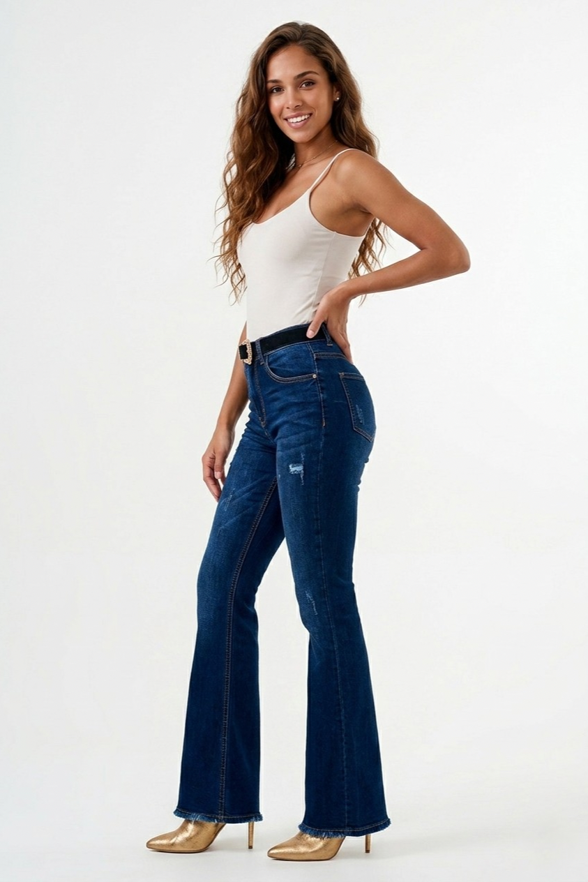 Obscur Dark Wash Flare Jeans
