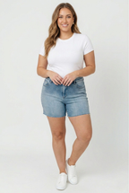 Scintille High Rise Cutoff Shorts