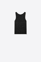 Paillette Glitter Ribbed Tank