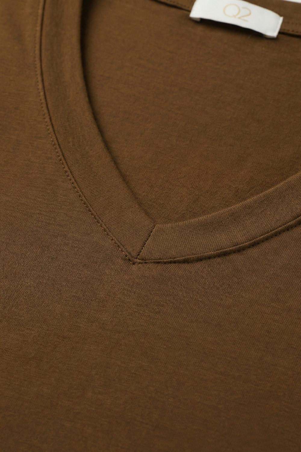 Velours V-Neck Viscose Tee