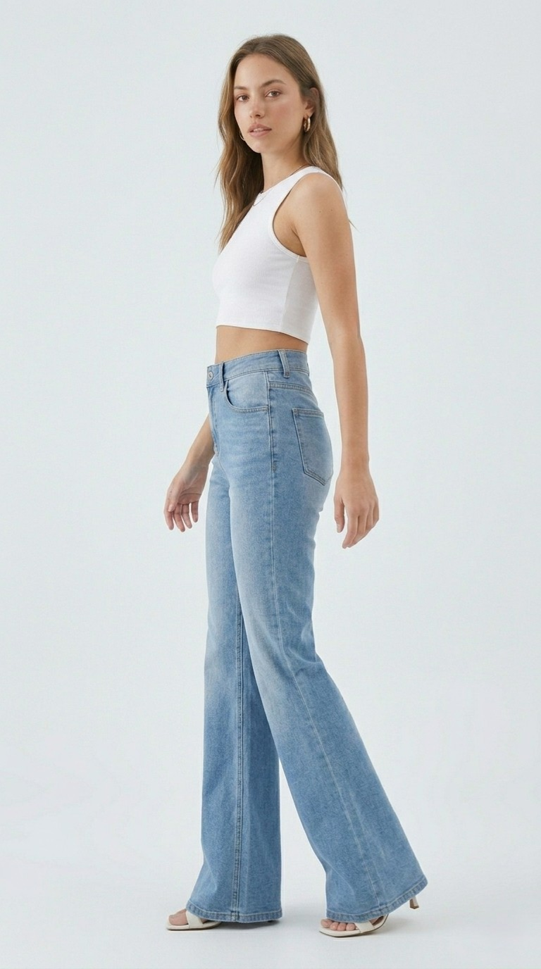 Évasé Flared Stretch Jeans