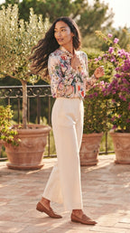 Corolle Floral Satin Blouse